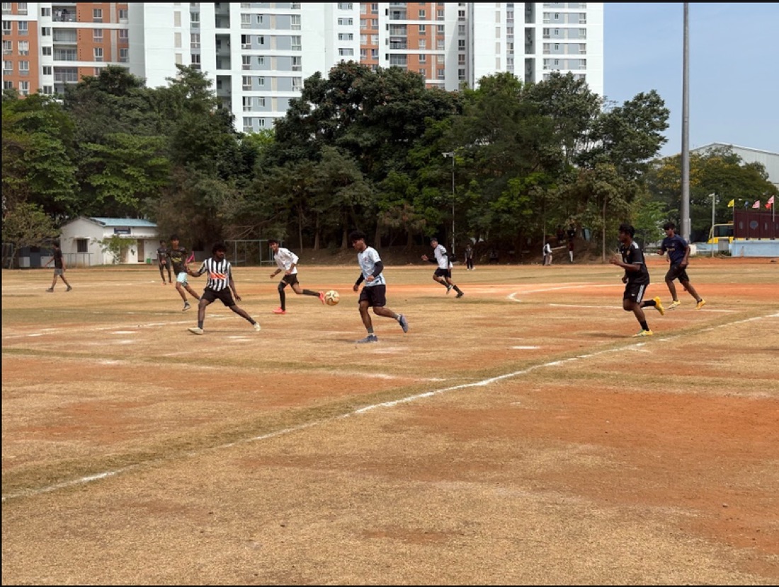 A football match on the ground during Sportiva 2026